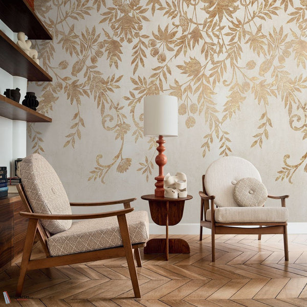 Jardin de Diane wallpaper-Casamance-Selected-Wallpapers-Interiors