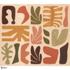 Jorge wallpaper-Casamance-Nude/Kaki-Set-Selected-Wallpapers-Interiors