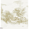 Jouvence wallpaper-Casamance-Perle/Dore-Set-Selected Wallpapers-Interiors