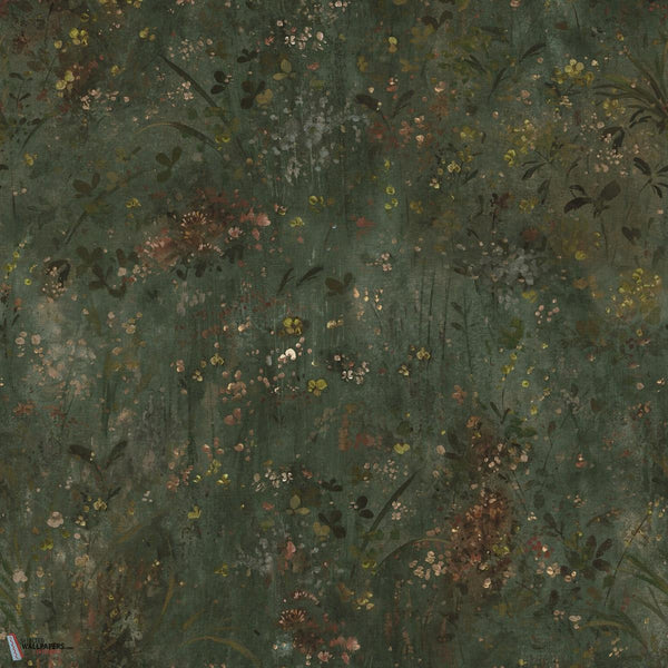 Juni behang-Sandberg-Forest Green-Mattic-M2-Selected Wallpapers-Interiors
