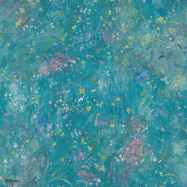 Juni behang-Sandberg-Teal-Mattic-M2-Selected Wallpapers-Interiors
