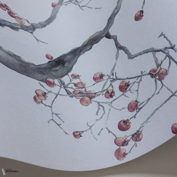 Kaki Persimmon behang-Cole & Son-Silver-Rol-Selected-Wallpapers-Interiors