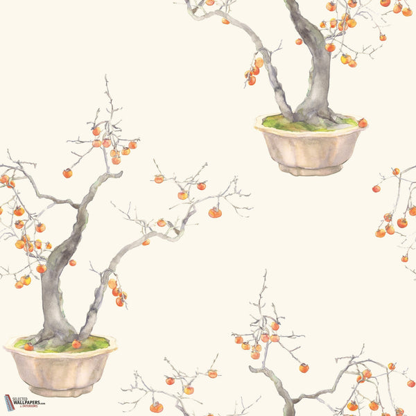 Kaki Persimmon behang-Cole & Son-Selected-Wallpapers-Interiors