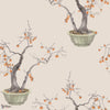 Kaki Persimmon behang-Cole & Son-Selected-Wallpapers-Interiors