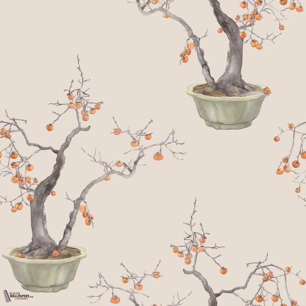 Kaki Persimmon behang-Cole & Son-Selected-Wallpapers-Interiors