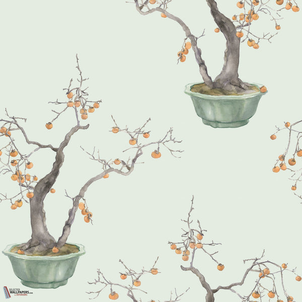 Kaki Persimmon behang-Cole & Son-Selected-Wallpapers-Interiors