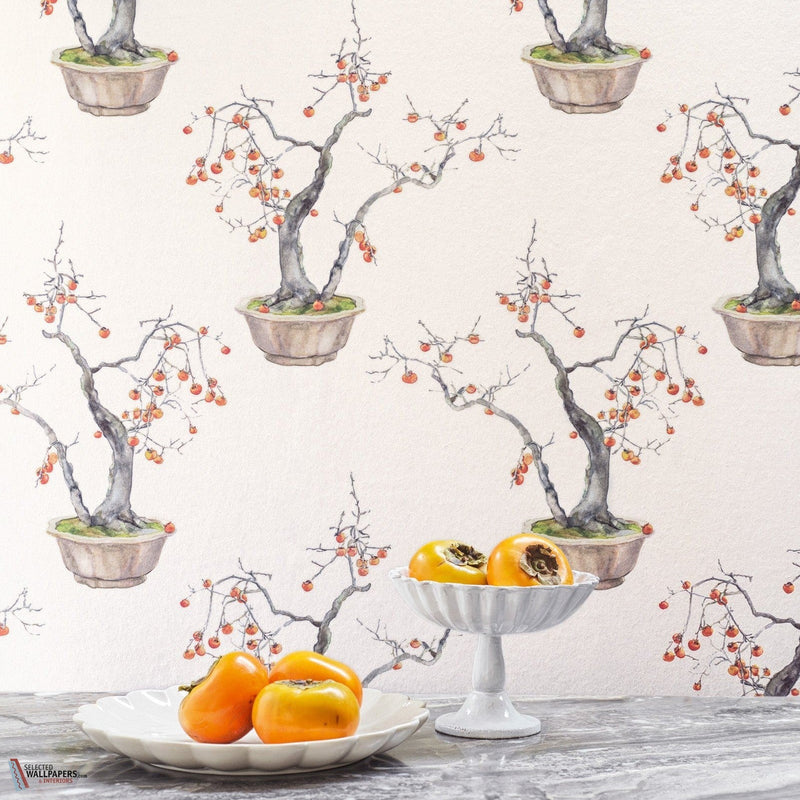 Kaki Persimmon Tapete-Cole & Son-Selected-Wallpapers-Interiors