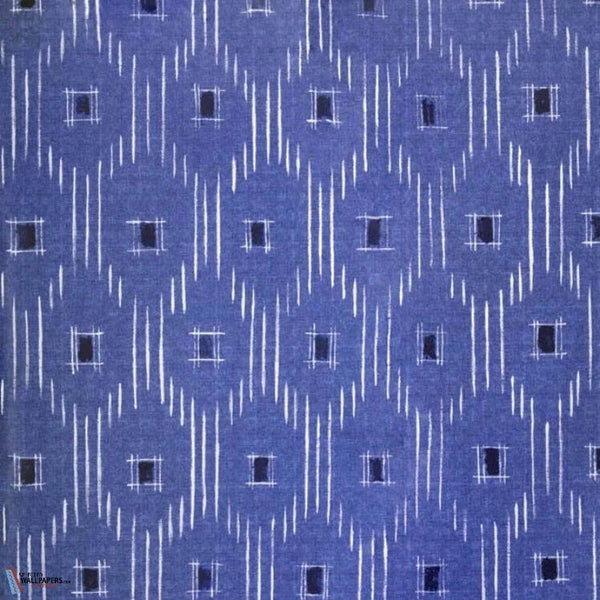 Kaori-Pierre Frey-behang-Indigo-Meter (M1)-Selected Wallpapers