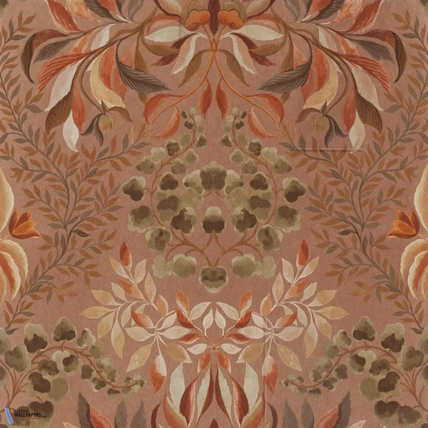 Karakusa-Tapete-Designers Guild-Copper-Rolle-PDG1157/03-Selected Wallpapers