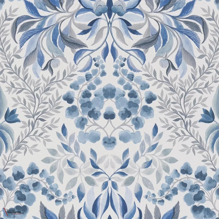Karakusa-behang-Tapete-Designers Guild-Cobalt-Rol-PDG1157/05-Selected Wallpapers