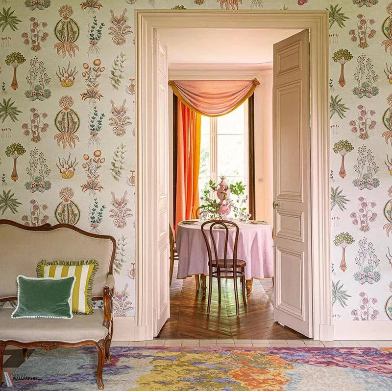 Keiko Papel Pintado-Pierre Frey-Selected-Wallpapers-Interiors