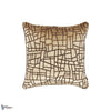 Chooseler Kussen-Zinc Textile-wallpaper-Tobacco-50 x 50 cm-Selected Wallpapers