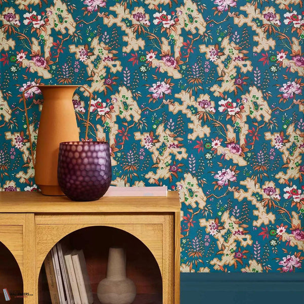 Kilburn's Maze wallpaper-1838 wallcoverings-Selected Wallpapers-Interiors
