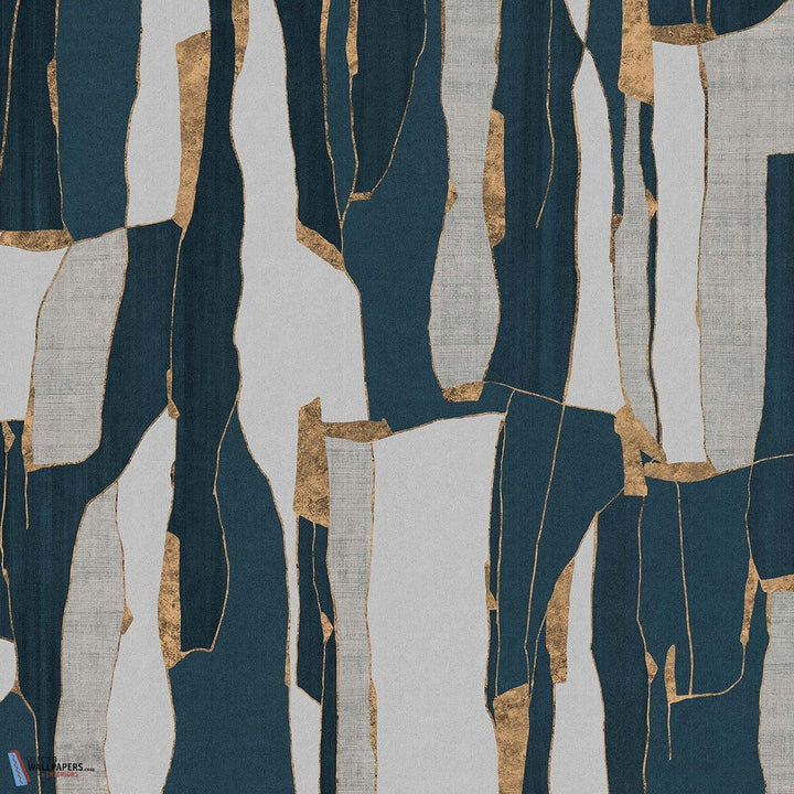 Kintsugi-Tecnografica-wallpaper-behang-Tapete-wallpaper-Blue-Fabric Vinyl-Selected Wallpapers