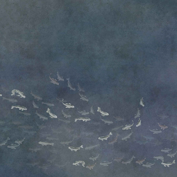 Koi-Wallpaper-Coordonne-Dark-Non Woven-6600082N-Selected Wallpapers