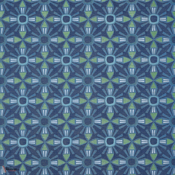Kona wallpaper-Thibaut-Navy-Roll-Selected Wallpapers-Interiors