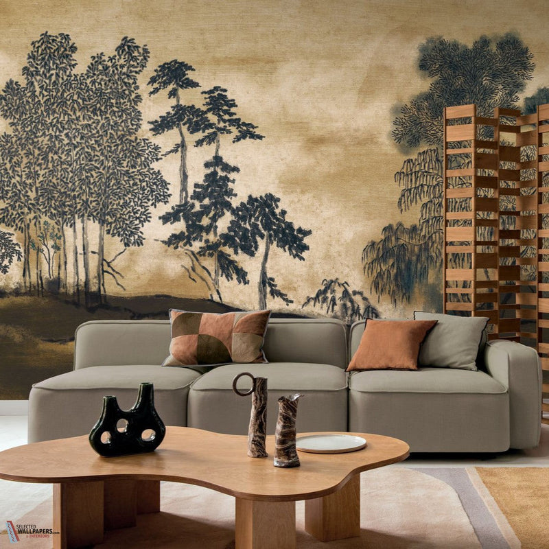 Koraku wallpaper-Casamance-Selected-Wallpapers-Interiors