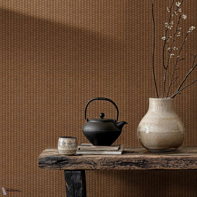 Kuba Raffia Papier Peint-Coordonne-Selected-Wallpapers-Interiors