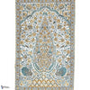 L Arbre Aux Oiseaux-wallpaper-Braquenie-Miel et turquoise-Set-BP374001-Selected Wallpapers