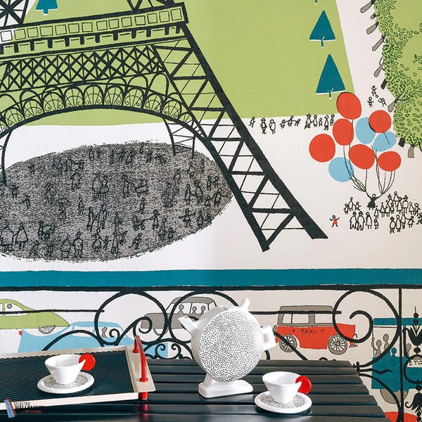 La Dame De Fer-Pierre Frey-behang-Selected Wallpapers