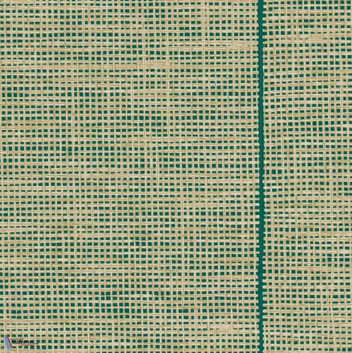 La Raphia Tissé-behang-Tapete-Arte-Deep Teal-Rol-26749-Selected Wallpapers