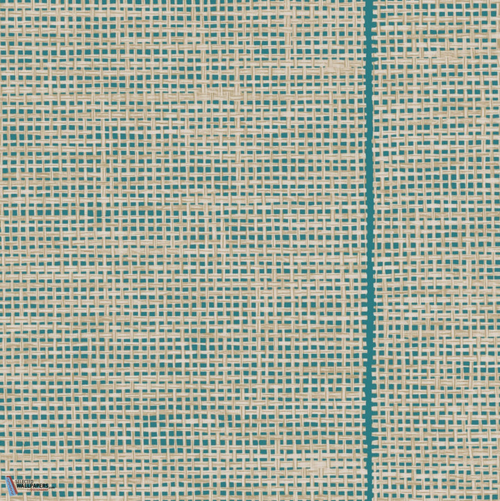 La Raphia Tissé-behang-Tapete-Arte-Celestial Blue-Rol-26750-Selected Wallpapers