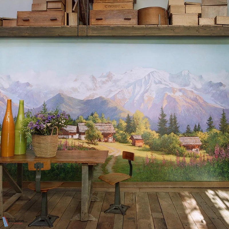 La Vallee du Mont Blanc wallpaper by Pierre Frey