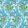 Laceflower-behang-Morris & Co-Garden Green/Lagoon-Rol-Selected-Wallpapers-Interiors