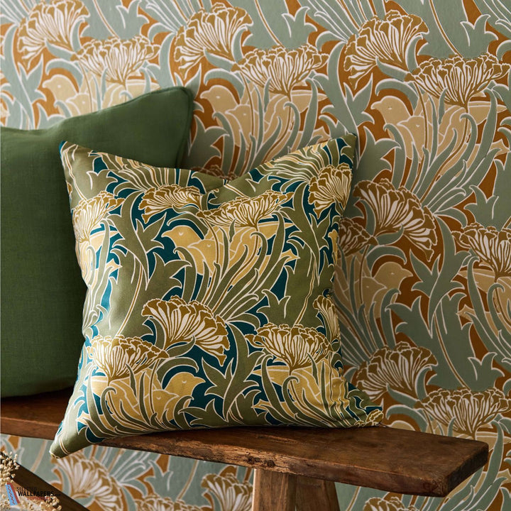 Laceflower-behang-tapete-wallpaper-Morris & Co-Selected-Wallpapers-Interiors
