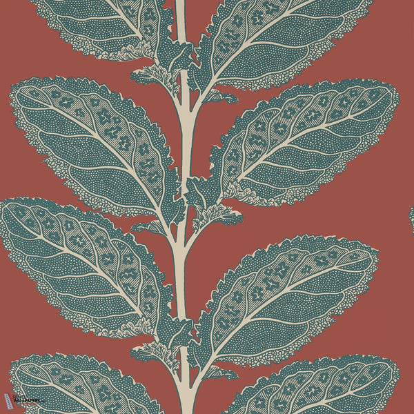 Lacinato wallpaper-Thibaut-Sunbaked-Roll-Selected Wallpapers-Interiors