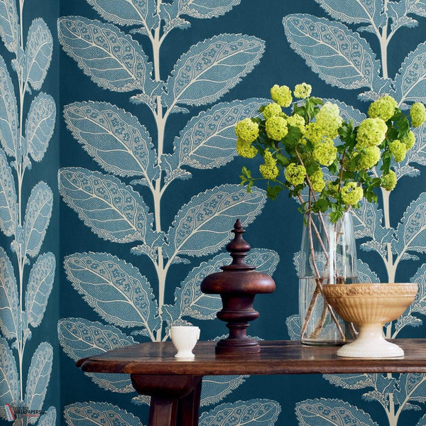 Lacinato wallpaper-Thibaut-Selected Wallpapers-Interiors