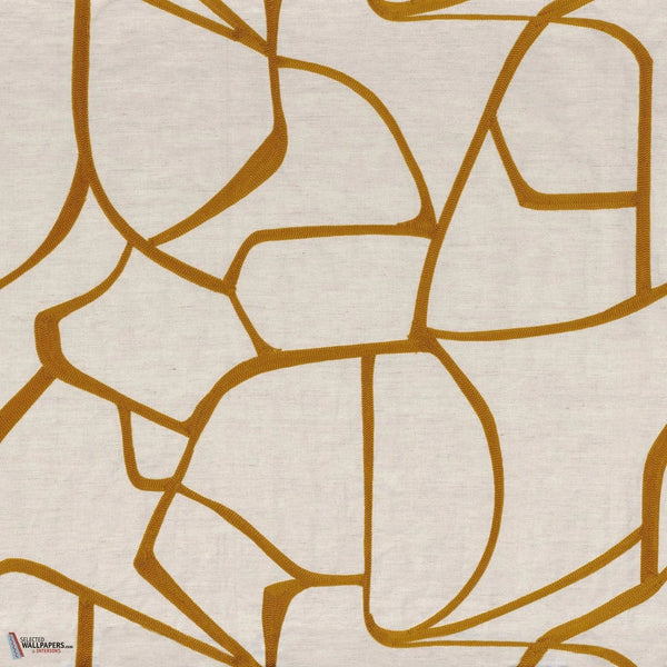 Lacis stof-Casamance-Ocre-Meter (M1)-Selected-Wallpapers-Interiors