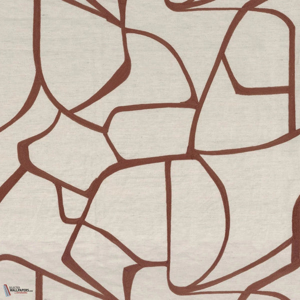 Lacis stof-Casamance-Acajou-Meter (M1)-Selected-Wallpapers-Interiors