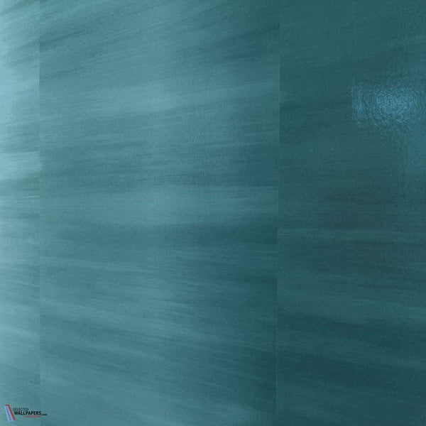 Lacquer Wallcovering-Zinc Textile-behang-Electric Teal-Rol-Selected Wallpapers