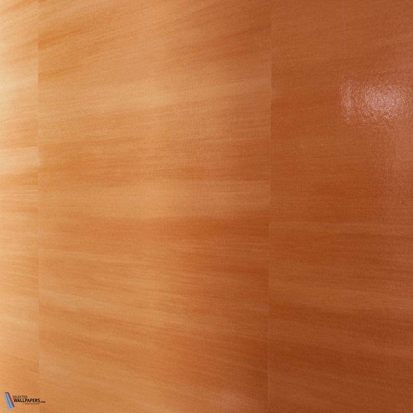 Lacquer Wallcovering-Zinc Textile-behang-Cognac-Rol-Selected Wallpapers