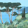 Lago in Fiore behang-Les Dominotiers-Selected Wallpapers-Interiors