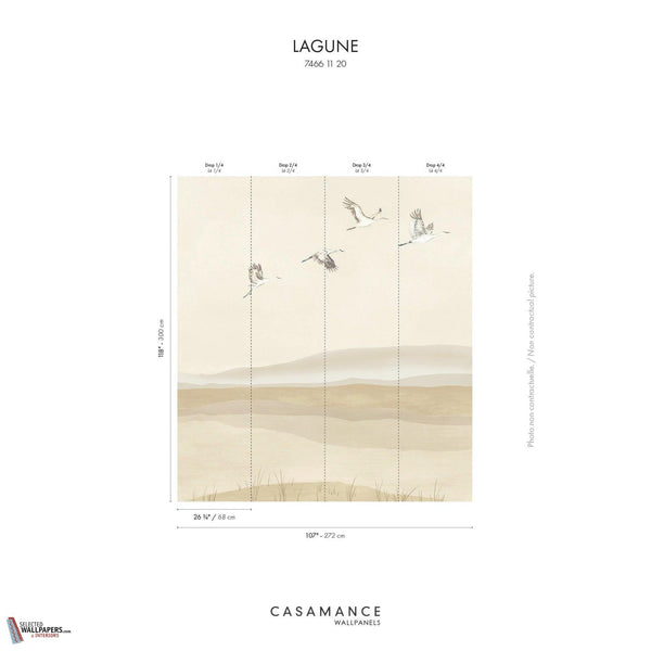 Lagune wallpaper Casamance-Casamance-Selected Wallpapers-Interiors