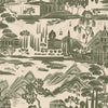 Lake Como wallpaper-Sandberg-Forest Green-Roll-Selected Wallpapers-Interiors