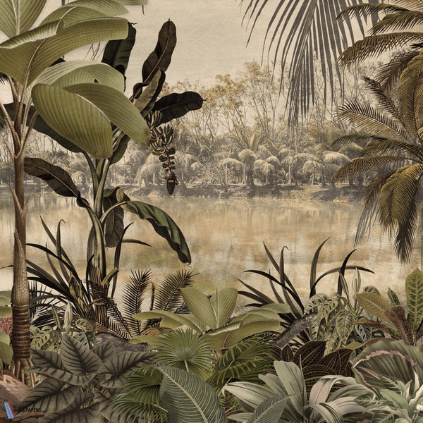 Lake Forest-Tapete-Presence-Green-Silk Vinyl-PS110/01-Selected Wallpapers