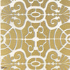L'allée du Roi Flock behang-Pierre Frey-Travertin-Rol-Selected Wallpapers-Interiors
