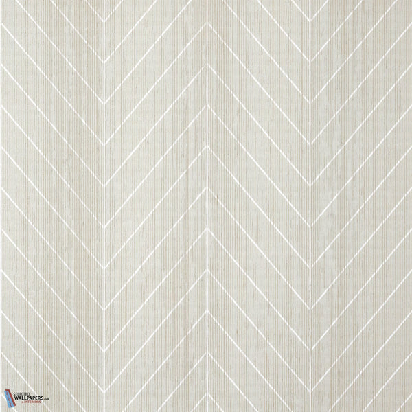 Land Bridge-Thibaut-behang-Taupe-Rol-Selected Wallpapers