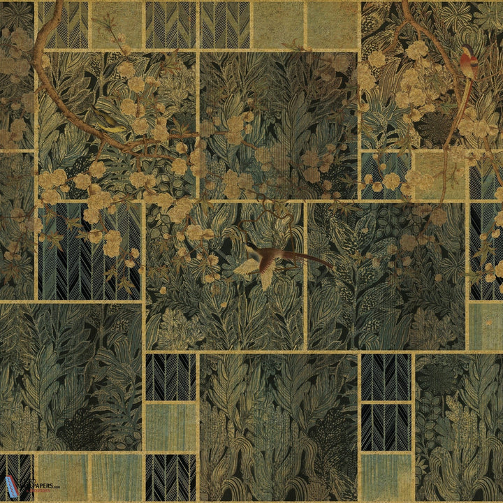 Larisa-INSTABILELAB-wallpaper-behang-Tapete-wallpaper-Gold-Prestige Gold-Selected Wallpapers