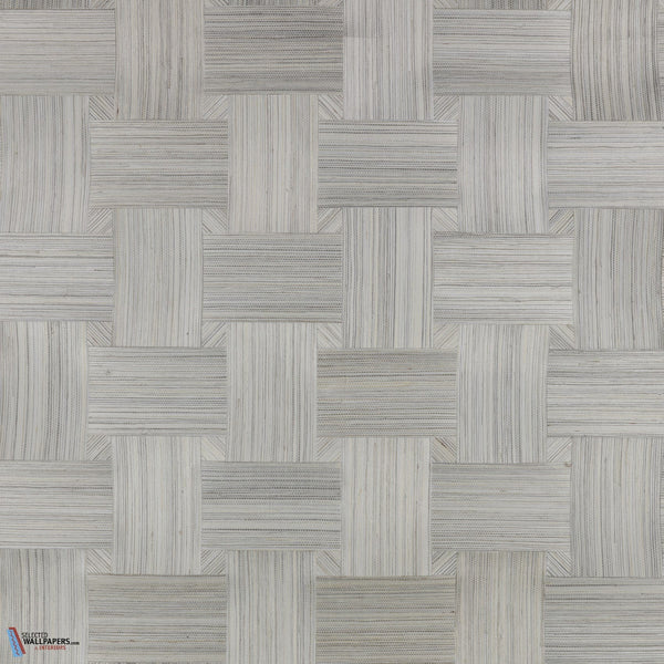 Lattice Mosaic-behang-Mark Alexander-Silver-Rol-MW143/01-Selected Wallpapers