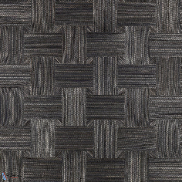 Lattice Mosaic-behang-Mark Alexander-Anthracite-Rol-MW143/04-Selected Wallpapers