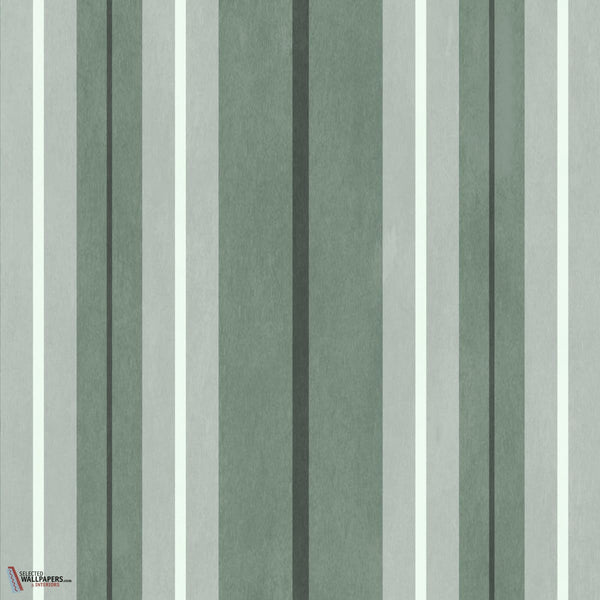 Lauriston Stripe behang-House of Hackney-Verdigris-200 cm-Selected-Wallpapers-Interiors