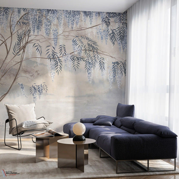 Le Vallon des Glycines behang-Les Dominotiers-Selected Wallpapers-Interiors