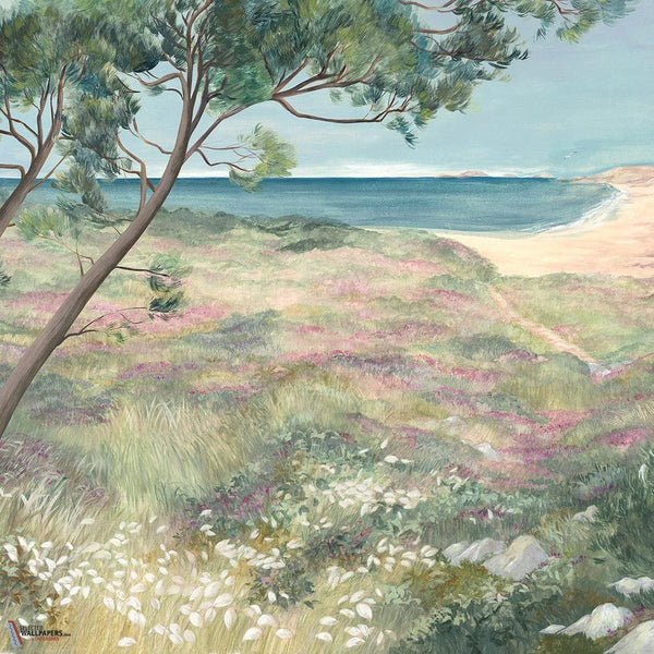 Le sentier des douaniers behang-Les Dominotiers-01-Non Woven 70 cm-M2-Selected Wallpapers-Interiors