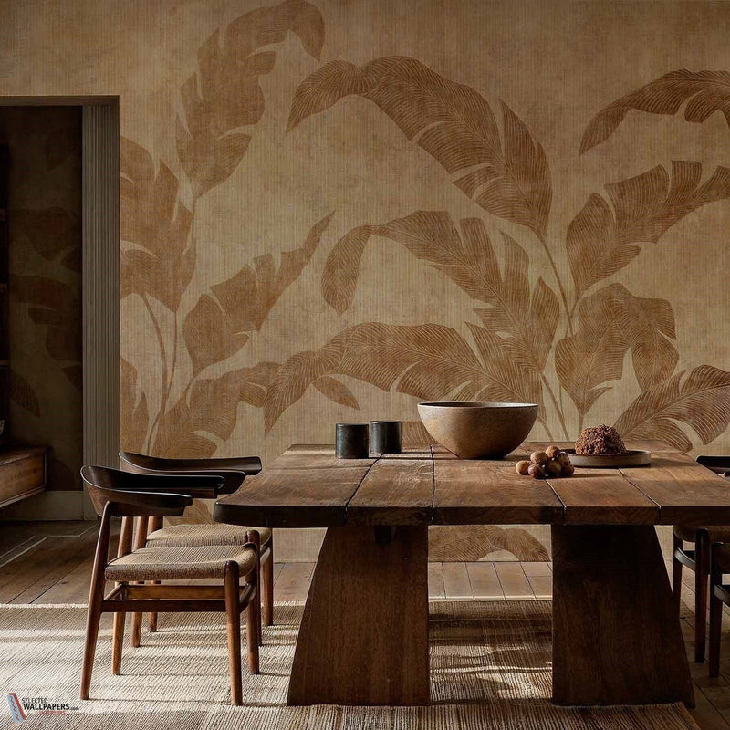 Leaves shadow Papier Peint-Coordonne-Selected-Wallpapers-Interiors