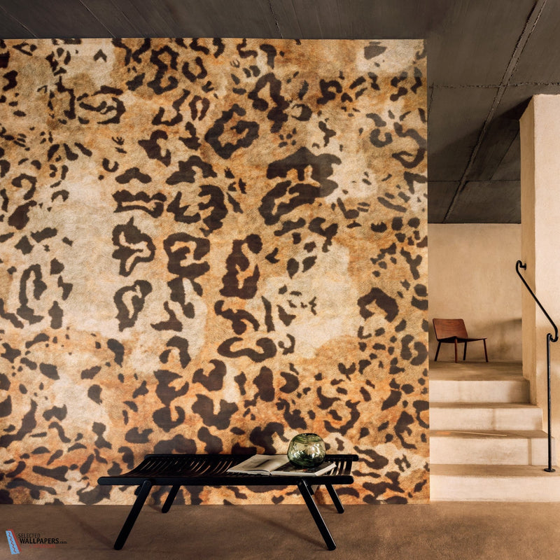 Leopard papier peint de Elitis