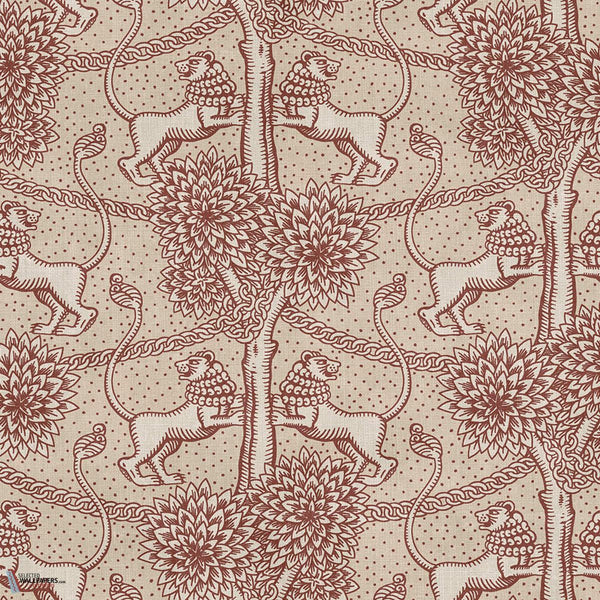 Leopold wallpaper-Sandberg-Burgundy-Mattic-M2-Selected Wallpapers-Interiors